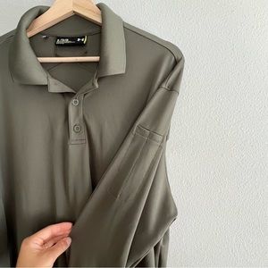 Under armour mens tactical performance long sleeve polo